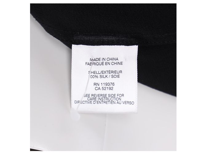 Top Ghost trasparente Helmut Lang in seta nera Nero - vista 10