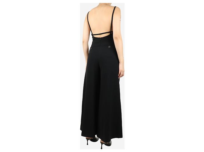 Max Mara Mono de pierna ancha Tabarin negro - talla UK 10 - vista 2