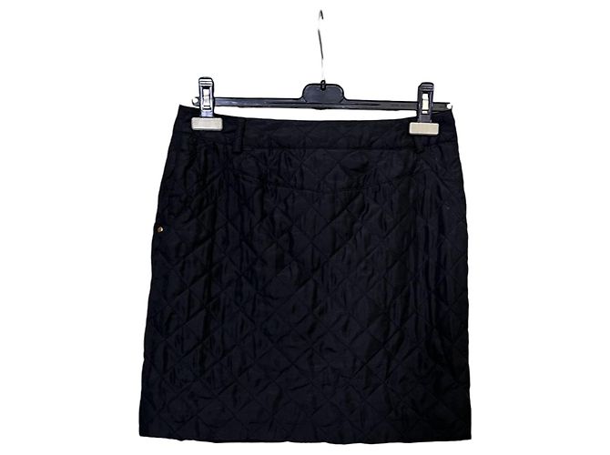 Autre Marque Falda Vivienne Tam de seda negra Negro - vista 3