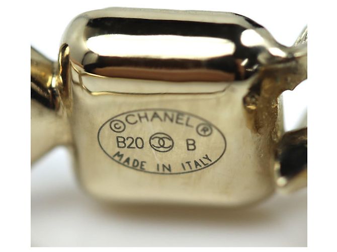 Fermaglio in strass con il logo Coco in metallo di Chanel D'oro - vista 4
