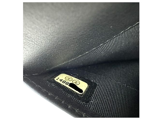 Cartera larga redonda Matelassé Chanel Negro - vista 13