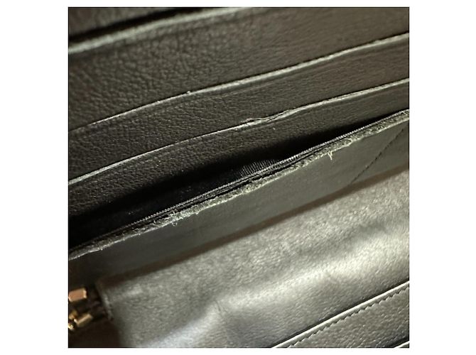 Cartera larga redonda Matelassé Chanel Negro - vista 15