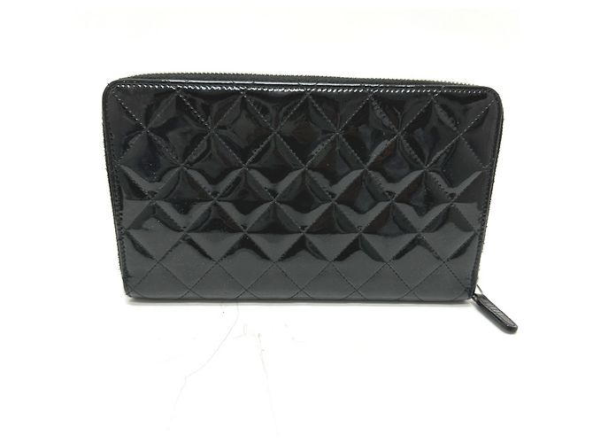 Cartera larga redonda Matelassé Chanel Negro - vista 2