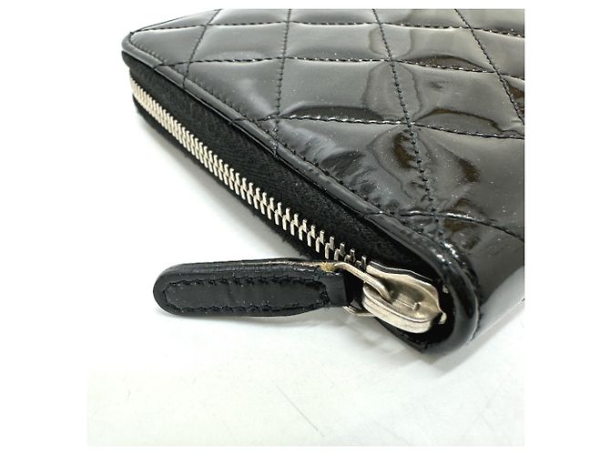 Cartera larga redonda Matelassé Chanel Negro - vista 3