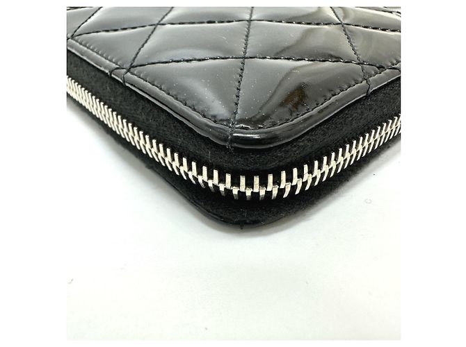 Cartera larga redonda Matelassé Chanel Negro - vista 5