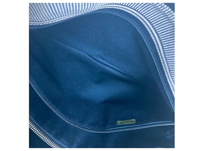 Chanel A92240 Denim CC Coco Mark Tote Bag White Blue - view 13