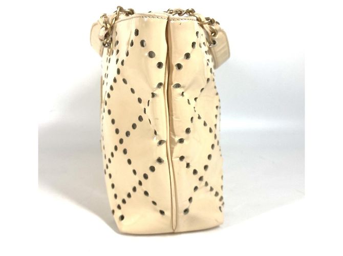 Borsa Tote Avorio Chanel Crudo - vista 4