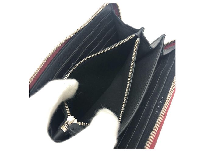 Balenciaga Rotes Leder Langwallet - Ansicht 10
