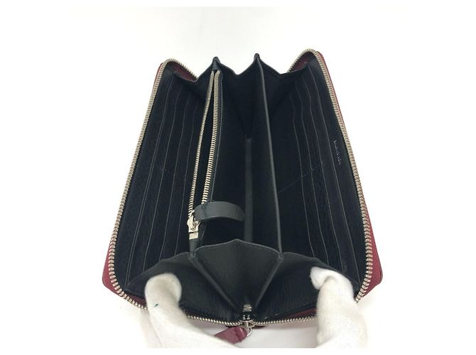 Balenciaga Rotes Leder Langwallet - Ansicht 7
