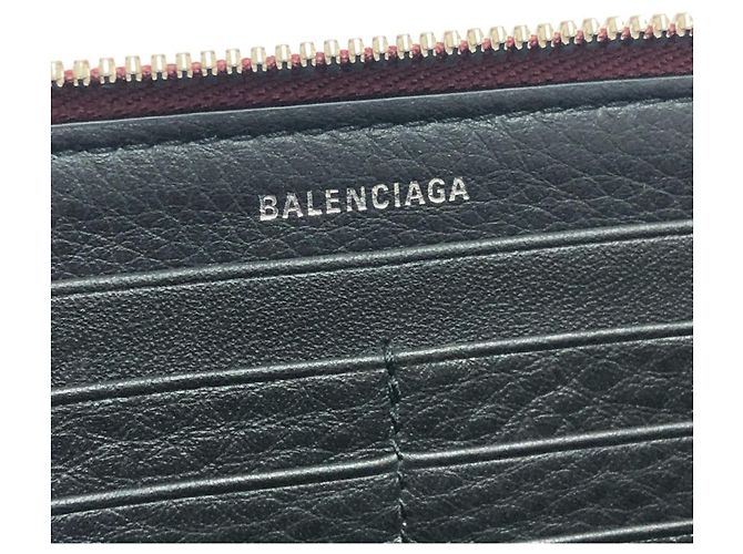 Balenciaga Rotes Leder Langwallet - Ansicht 9