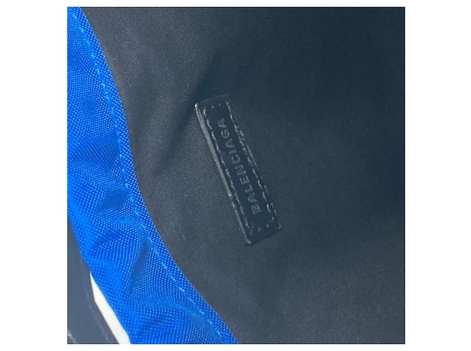 Borsa a spalla in pelle verniciata bianca Balenciaga - vista 11