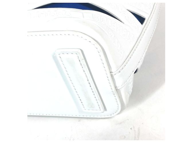 Borsa a spalla in pelle verniciata bianca Balenciaga - vista 5