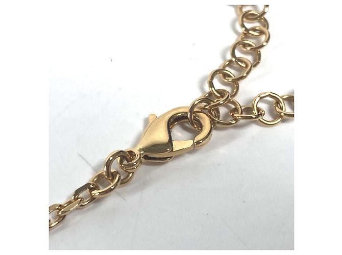 Chanel B24C CC Coco Mark Star Chain Choker Bianco D'oro - vista 3