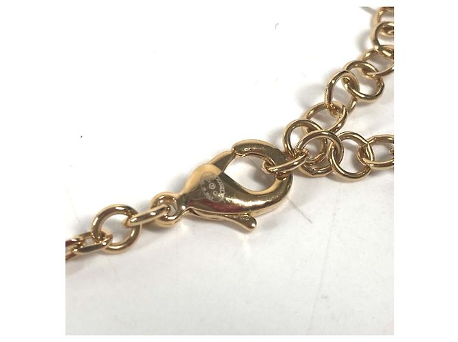 Chanel B24C CC Coco Mark Star Chain Choker Bianco D'oro - vista 4