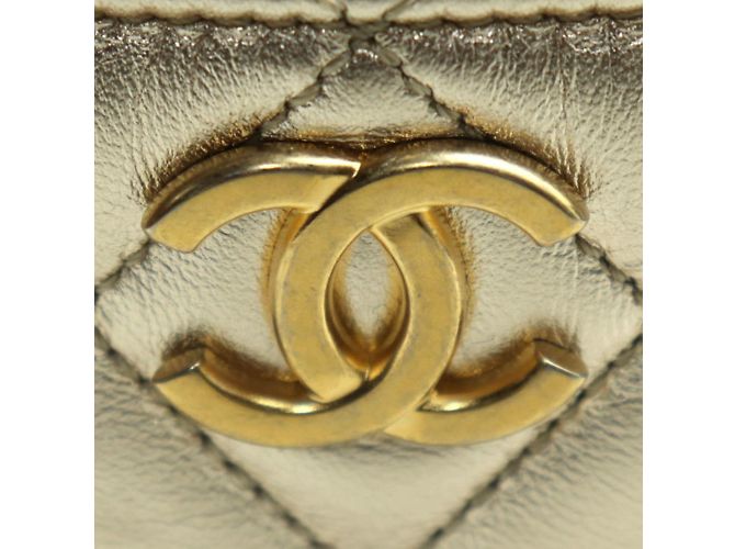 Borsa a catena Chanel Matelassé D'oro - vista 5