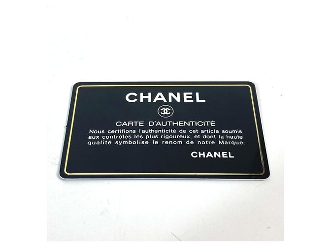 Portafoglio a catena con volant Chanel CC Coco Mark Bianco - vista 9