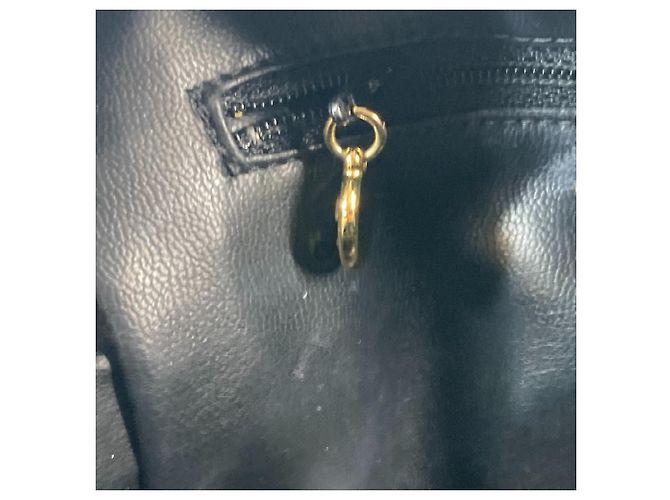 Pochette nera Chanel con il marchio CC di Coco Nero - vista 13