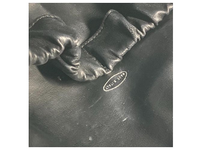Pochette nera Chanel con il marchio CC di Coco Nero - vista 14