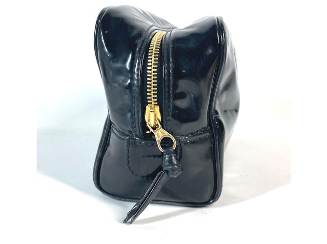 Pochette nera Chanel con il marchio CC di Coco Nero - vista 2
