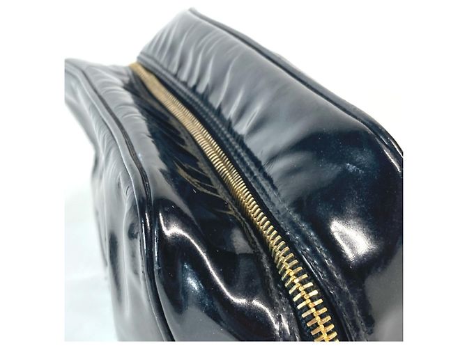 Pochette nera Chanel con il marchio CC di Coco Nero - vista 8