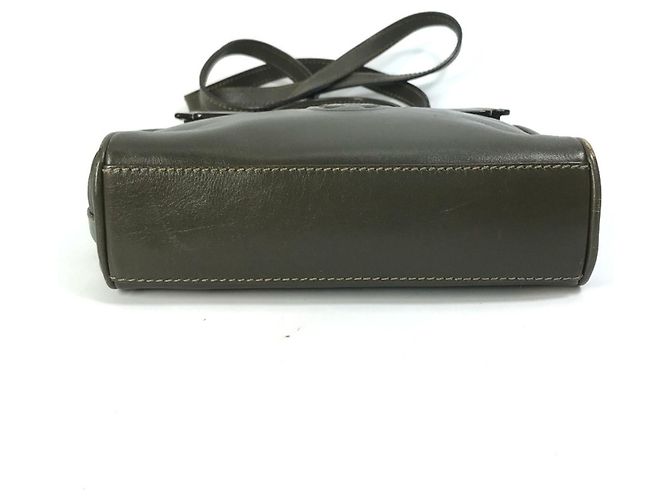 Borsa in pelle khaki Fendi Cachi - vista 2