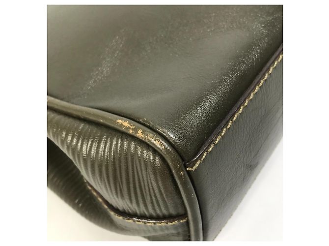 Borsa in pelle khaki Fendi Cachi - vista 4
