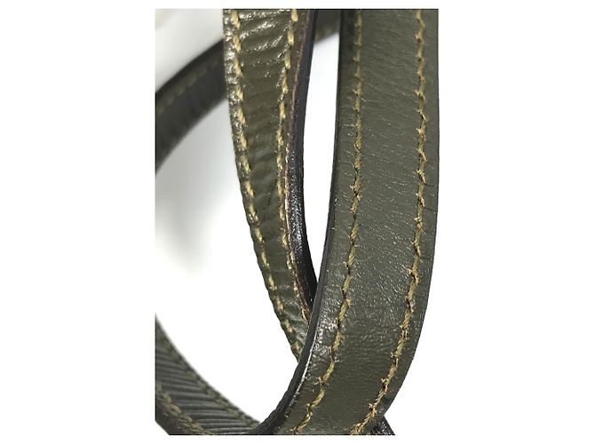Borsa in pelle khaki Fendi Cachi - vista 9