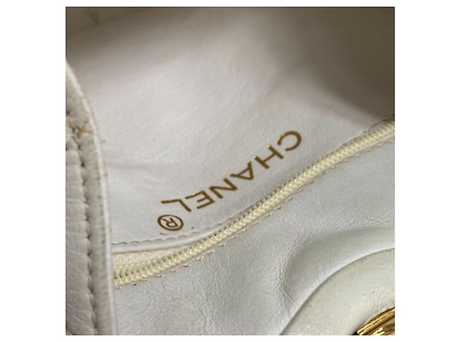 Gürteltasche mit Steppung Chanel Coco Mark CC Weiß - Ansicht 10