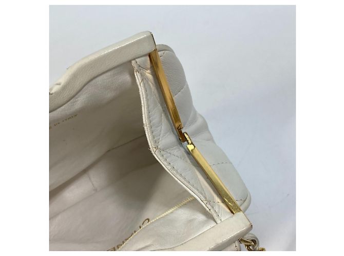Gürteltasche mit Steppung Chanel Coco Mark CC Weiß - Ansicht 11