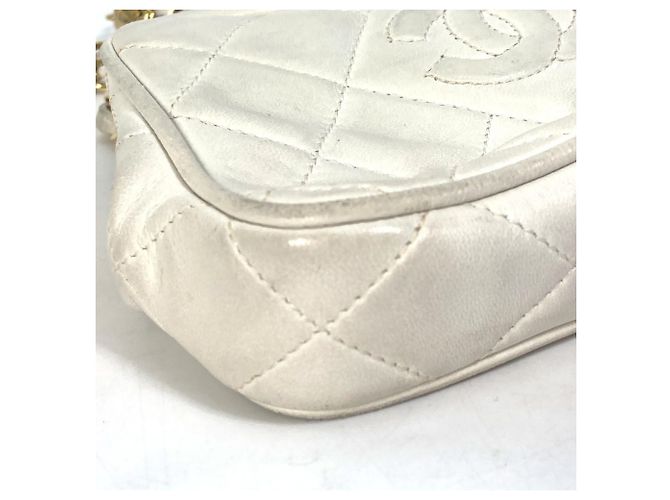 Gürteltasche mit Steppung Chanel Coco Mark CC Weiß - Ansicht 6