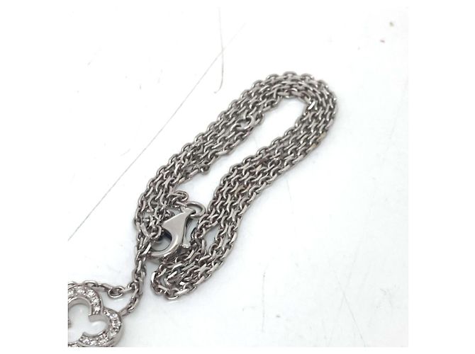 Collana in diamante in agata bianca Camelia di Chanel Bianco - vista 6