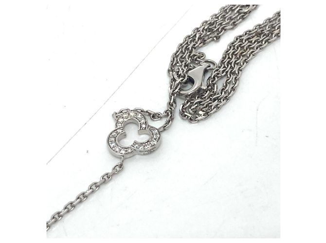 Collana in diamante in agata bianca Camelia di Chanel Bianco - vista 7