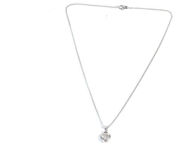 Colar Chopard Heart Happy Diamond Prata - vista 2