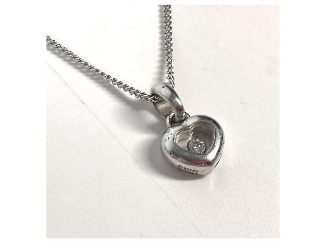 Colar Chopard Heart Happy Diamond Prata - vista 4