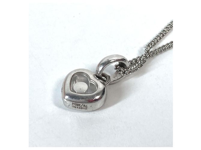 Colar Chopard Heart Happy Diamond Prata - vista 6