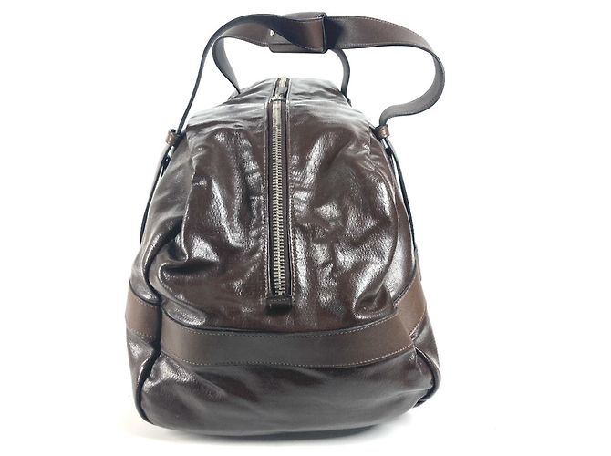Hermès Borsa da viaggio Boston Hermes Arion 60 Marrone - vista 3