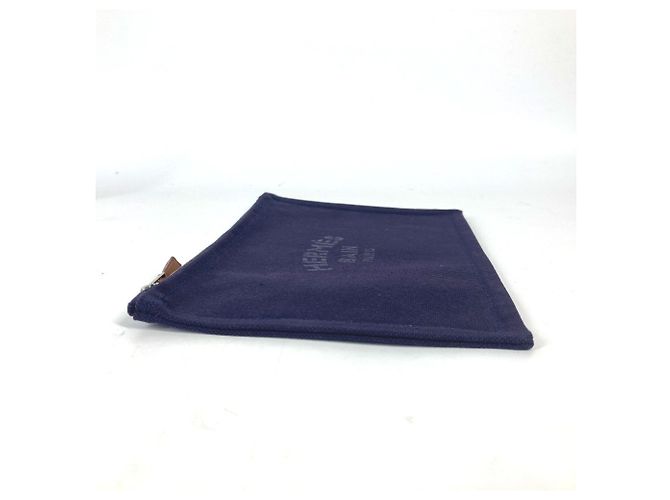Hermès Pochette Multi-Pocket Yachting PM Hermes Blu navy - vista 3