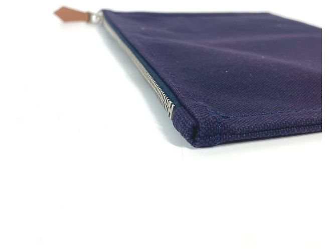 Hermès Pochette Multi-Pocket Yachting PM Hermes Blu navy - vista 7
