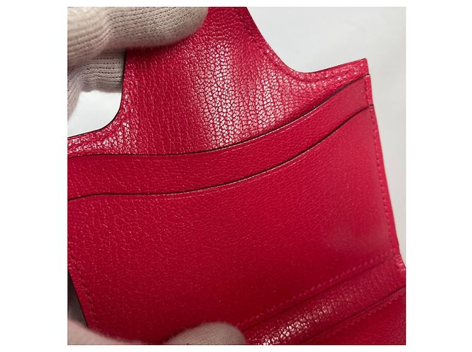 Hermès Hermes Serie Iliad Compact Wallet Pink - view 14