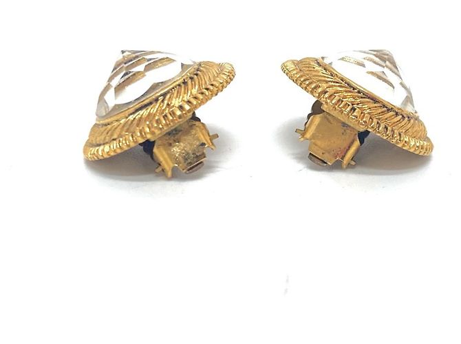 Orecchini a clip dorati Chanel D'oro - vista 2