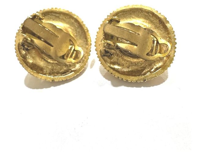 Orecchini a clip dorati Chanel D'oro - vista 3