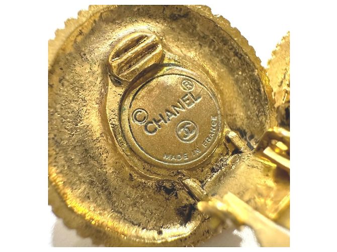 Orecchini a clip dorati Chanel D'oro - vista 5