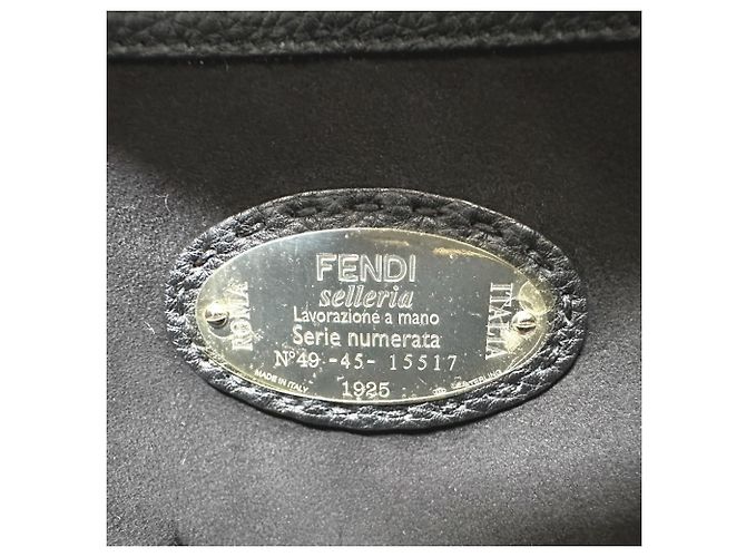 Fendi Selleria Line Leather Backpack Black - view 12