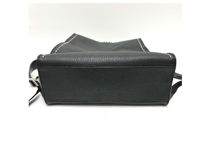 Fendi Selleria Line Leather Backpack Black - view 3