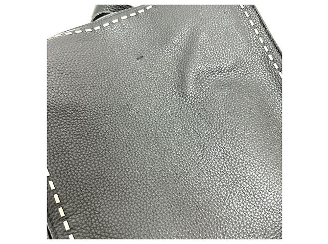 Fendi Selleria Line Leather Backpack Black - view 6