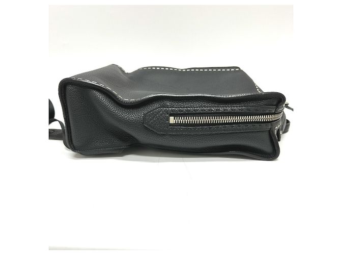 Fendi Selleria Line Leather Backpack Black - view 8