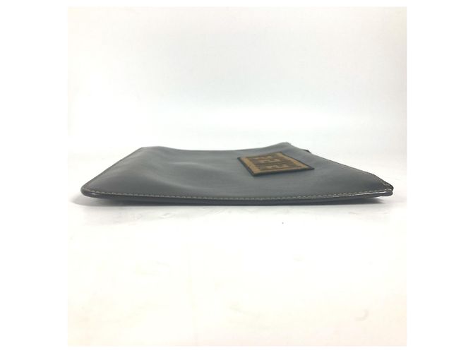 Borsa Clutch Fendi Zucca Marrone Nero - vista 3