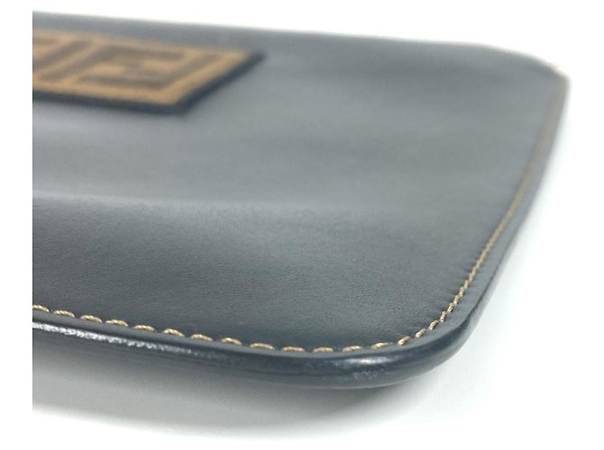 Borsa Clutch Fendi Zucca Marrone Nero - vista 6