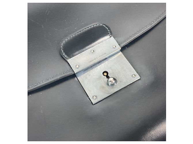 Hermès Borsa Clutch Hermes Kirius Nero - vista 6