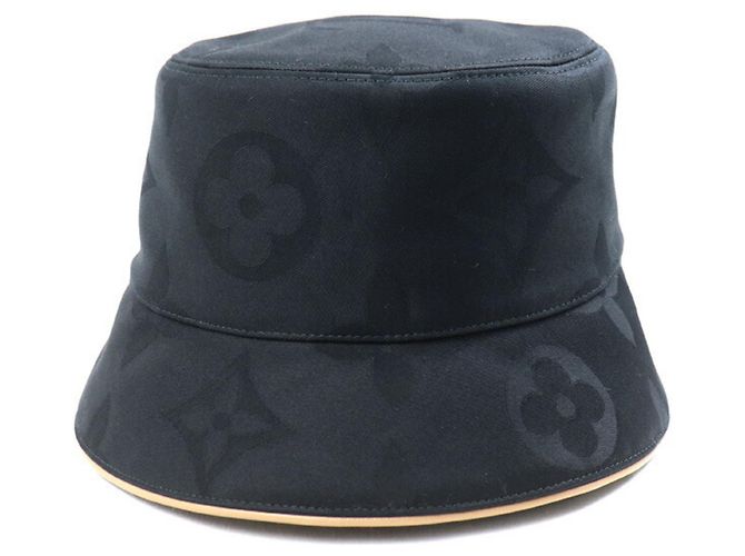 Bucket Hat Louis Vuitton Schwarz Beige - Ansicht 2